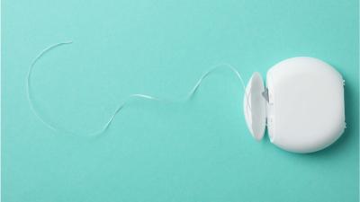 dental floss for teeth and its types: waxed, unwaxed, dental tape, super floss, thread floss, etc.